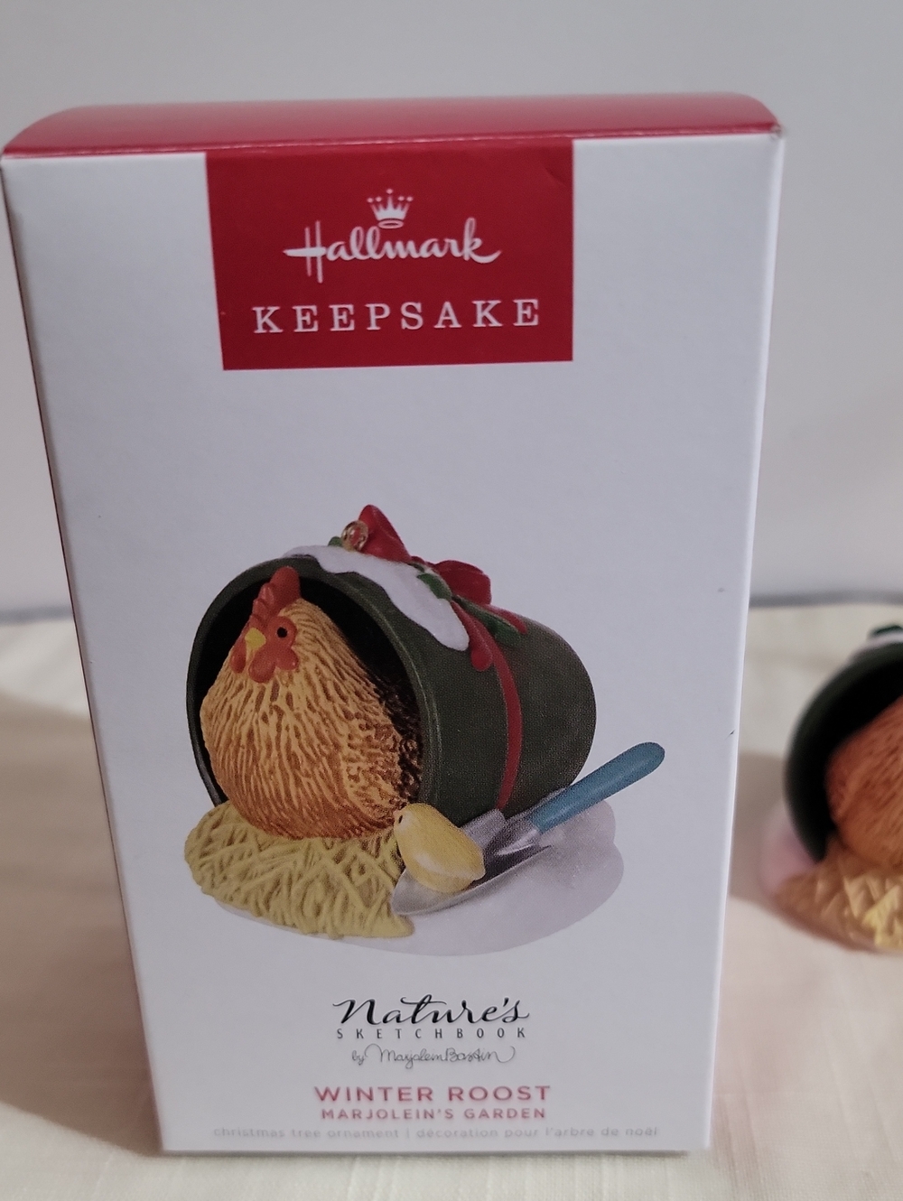 2022 Hallmark Keepsake Winter Roost Ornament — Green, Yellow & Red Accents